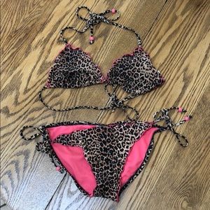 Leopard String Bikini